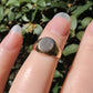 10k Oval Signet Ring