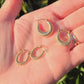 14k Gold Croissant Hoops