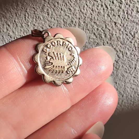 10k Scorpio Pendant