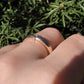 14k Old Mine Cut Diamond Band