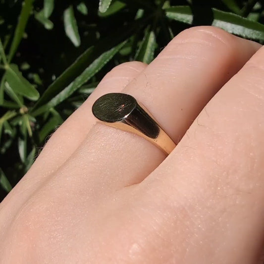 10k Signet Ring