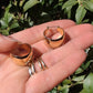 Gold-Plated Hoops with 14k Gold Posts