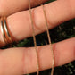 18k Dainty Curb Chain
