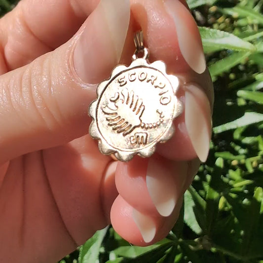 10k Scorpio Pendant
