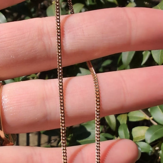 10k Vintage Curb Chain