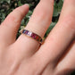 10k Multi-Colour Gemstone Band
