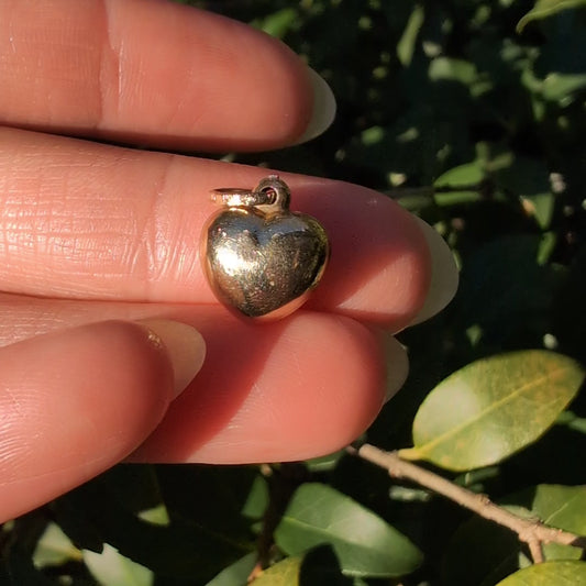 10k Heart Charm