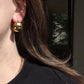Gold-Plated Hoops with 14k Gold Posts