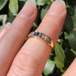 18k Antique Sapphire & Diamond Ring