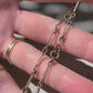 9k Antique Rosy Gold Knot Chain