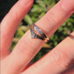 10k Chevron Diamond Ring