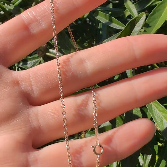 10k Dainty Rolo Chain
