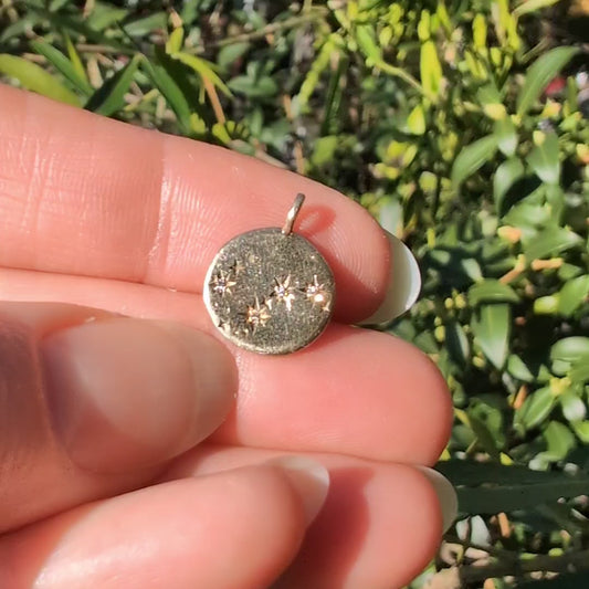 10k Diamond Scorpio Pendant